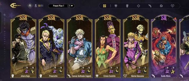 JGS53 – America SSR Account | 11 SSR, S2 Caesar & S1 Jotaro 3