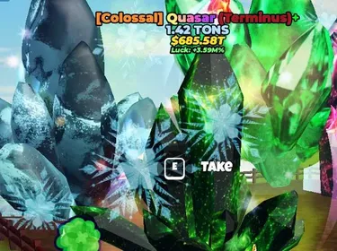 Mine a Mountain - 3.59M Luck Crystal ( 1 Crystal)