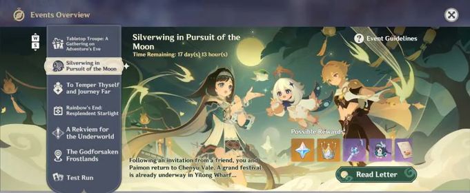 Silverwing in Pursuit of the Moon Event Completion