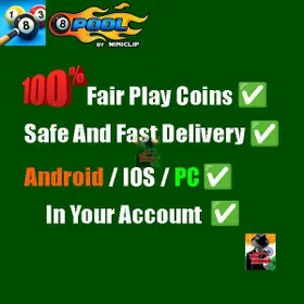 (( 100💯Fair Play Coins )) ✅SUPER FAST DELIVERY⚡500 MILLION COINS✅ 8 BALL POOL ✅IN YOUR PERSONAL ACCOUNT✅💯% No Ban And💯% Safe Coins (( Android / IOS / PC✅ ))
