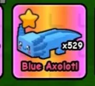 50x BLUE AXOLOTL     (100% BASE)        ROLL A FISHERMAN