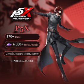 Persona5: The Phantom X Global Starter Account | 170 Pulls + 4,000 Meta Jewels