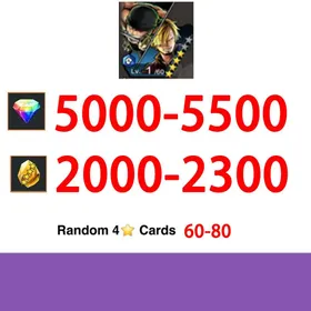 Global|Android/Only|5000-5500+RD|2000-2300GF| zoro sanji |100% safe account|