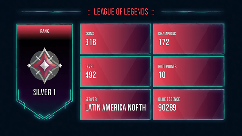 🥑 LAN 🥑 318 SKINS 🥑 SILVER 1 🥑 172 CHAMPIONS 🥑 492 LEVEL 🥑 INSTANT DELIVERY 🥑 FULL ACCESS 🥑 F2AWz 🥑