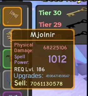 Mjoinir Dungeon Quest