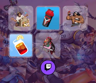 ❤️ Twitch Drops 👑 OWCS Stage 3 Asia Kickoff 🌌 Overwatch 2 [Total 5 Items]