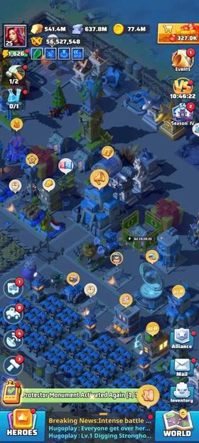 LW143 | All Platform | 56M Power | VIP 11 | HQ 25 | S1628 | 13 UR Heroes | 8,64M Squad | 327K Gems