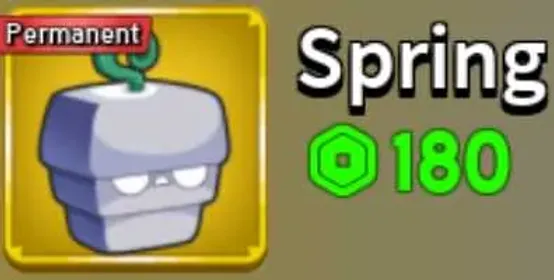 Roblox Blox Fruits Permanent Spring Fast Delivery [GIFT ONLY]