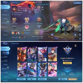 ML601 👑 126 HERO ✨ 172 SKINS 🔥 EPIC MOSKOV X BELERICK 💫 DRAGON TAMER LANCELOT X KIMMY ⚡ NARUTO VALE ⚔️ VALENTINE FANNY 🛡️ SABER RAFAELA