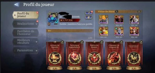 WoR240 – High-Level Account | Level 97, 97 Legendaries + 97 Unique Legendaries