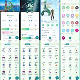Premium Pokémon GO Account | Level 70 | 31 Legendaries, 107 Shinies, | Shiny Dialga & 6.99M Stardust⁠ |