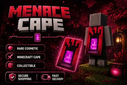 Minecraft - Menace Cape - Digital Key
