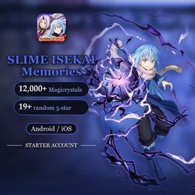 SLIME - ISEKAI Memories Android Starter Account | 12,000+ Magicrystals + 19 random 5★
