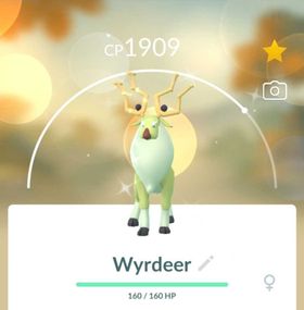 TRADING POKEMON | Trade Shiny Wyrdeer To Your Account . Trade 20K Or 1M Stardust , Please Read Description .