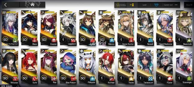 ARKNIGHTS GLOBAL STARTER 6*6 , 2 LIMITED SILVERASH ALTER,VIRTUOSA , BLAZE,SURTR,EXUSIAI,RAY