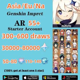 NA/46000-47000Primogems/55-65 Interwined Fate/90-100 Acquaint Fate/AR50+/Microsoft Mailbox/Email|safe and stable|Male or female option available
