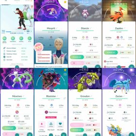 W140 Level 70 Shiny Mewtwo Shiny Mega Mewtwo Shiny GMax: Blastoise Shiny Zacian Shiny Legendary: Groudon, Reshiram