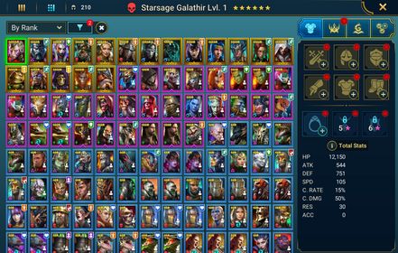RSL1645 //  / Starsage Galathir + legs 👑 Starter Account
