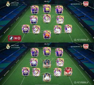 FCM-w3:   FC FIFA MOBILE  /All Platform Global  - Over 129/95B Value - FULL CARD ANNIV & 2 GOAT