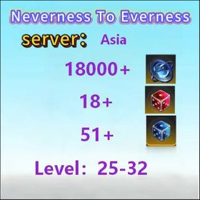 Asia|Rings (AN)：18000+|Red Stocks (SD)：18+|Blue Stocks (FD)：51+|Keys (KEY)：0-40|Double Self-selected×2|Fast delivery