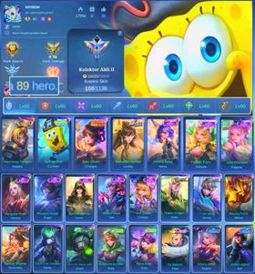 HERO 89 SKIN 168 | EMBLEM ALL MAX| COLECTOR NATALIA| EPIC NANA | EPIC KAGURA| EPIC ROGER | HERO GOOD | SKIN GOOD | INSTAN DELIVERY