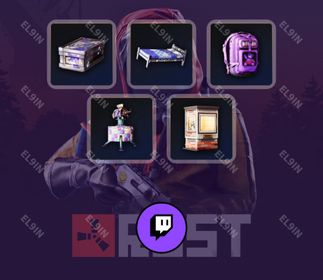 ❤️ Twitch Drops 💎 Rust Charity '26 Turret 💜 Rust [Total 5 Items]