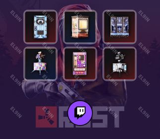 🌌 Twitch Drops 🌐 Global Warfare 4 🌌 Rust [Total 6 Items]