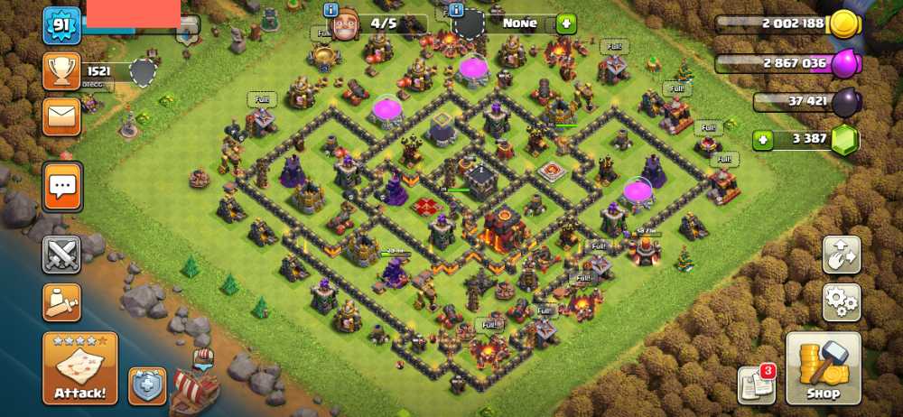 ElectroGame⚡🎮 Townhall 10 🎮 Level 91 🎮 King 26 Queen 28 🎮 Gems 3387 🎮 Medals 284 🎮 Magic item 🎮 Safe Account 💯🎮⚡82