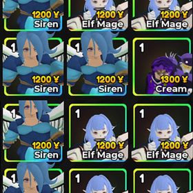 Mythic Unevo Fodder Set (12 Units) – For Limit Break | Anime Adventures (Unit)