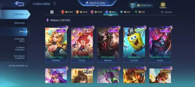ML# 1245 metro zero Roger collector YSS LUCKYBOX leomord zodiac lunox ok Odette pegasus badang 1 emblem Max MC 87 Draw