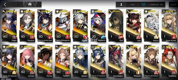 ARKNIGHTS GLOBAL STARTERMID 9*6 , LOGOS,LEMUEN,JESSICA ALTER,EYJA,PENANCE,THORN,BLAZE ALTER,WEEDY,SANKTA