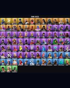 86 Skins Blue Squire ⭐️ Take The L ⭐️ Deadpool ⭐️ Meowscles ⭐️ Fishstick ⭐️ Aura ⭐️ Skye ⭐️ Rippley vs Sludge ⭐️ Bullseye ⭐️ The Foundation ⭐️ Slayer Juice WRLD ⭐️ Warpaint ⭐️ 8-Ball vs Scratch ⭐️ Carbide ⭐️ Sun Strider ⭐️ Drift ⭐️ Redline m225658583