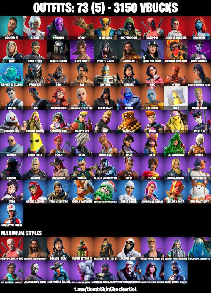 LARA CROFT+DEADPOOL+WOLVERINE+MYSTIQUE+THOR+FUSION+PEELY+MEOWSCLES+RAGE ...