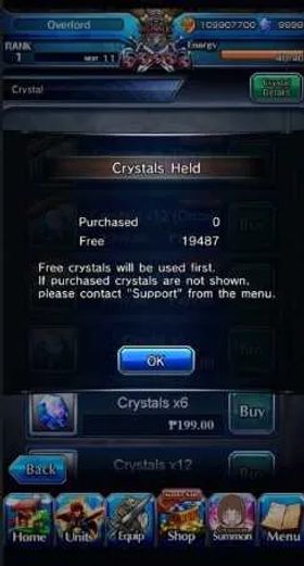GS535 – Limited Fresh Starter Account | Overlord, Saber & Houka, 19,000+ Crystals & 4+ Years of Daily Login