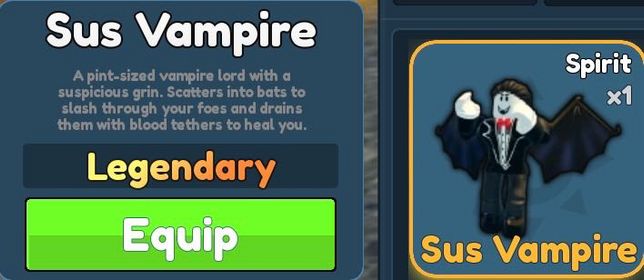 Sus Vampire | elemental dungeon