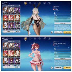 Global LV2| Vivian, Verna SD, Flare, Sangun, Ophelia |Starter Account|Tutorial Only|jung
