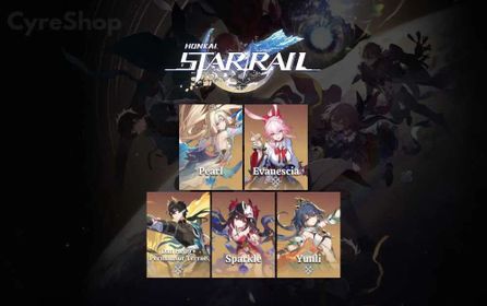 [ASIA] Starter TL4 | Female | Evanescia + Pearl + Sparkle + Danheng PT | x2 Golden Companion | Departure Banner On (50/50) | #SR543