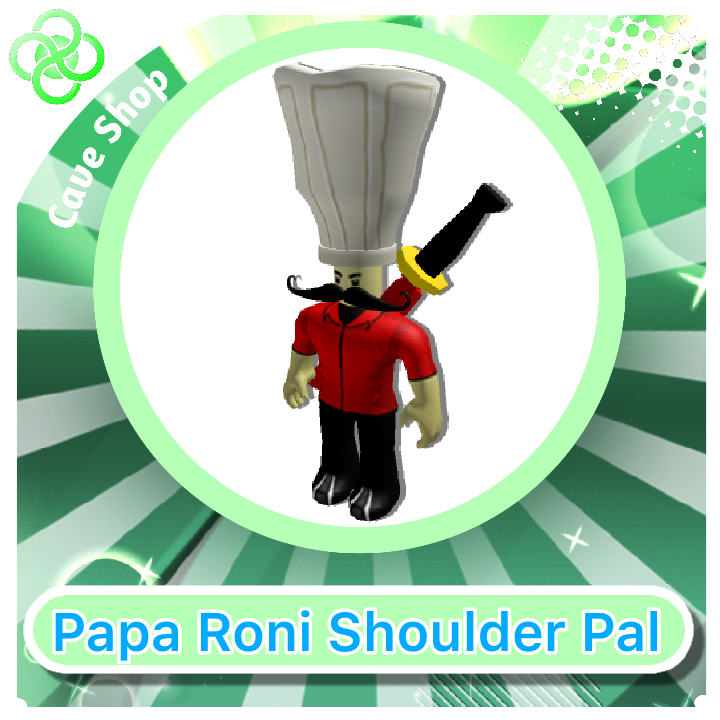 Roblox Toy Code Papa Roni Shoulder Pal