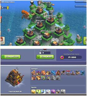 [Champion 1]➤➤Clan Name:BD.KiNg CobRa➤➤Perfect English Name➤➤Level-16➤➤Capital Hall 10➤➤143 Win 131 Loss