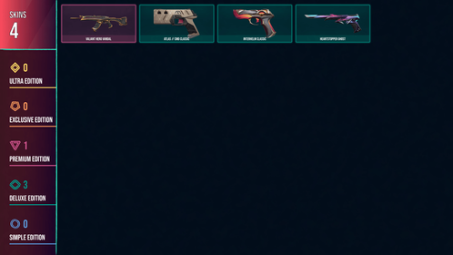 🥑 AP 🥑 4 SKINS 🥑 VALUE: 1775 VP 🥑 Valiant Hero Vandal 🥑 ATLAS // CMD Classic 🥑 Interhelm Classic 🥑 Heartstopper Ghost 🥑 RANKED READY 🥑 80 LEVEL 🥑 INSTANT DELIVERY 🥑 FULL ACCESS 🥑 FpCZf 🥑