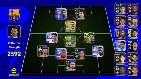 Mobile |PW 2592|BIGT Messi,Epic YayaToure RuiCosta,Shwt Messi|Coach DamiaGranero| EFB4124B