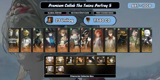 Global | 14 x 6 Star | The Twins P5 + Ulrich P1 + Corvus + Willow + Spathodea + Marcus + Centurion + Box Mineral | 23 Unilog | 11580 Clear Drop | Novice Banner Available | Fast Delivery | ART008