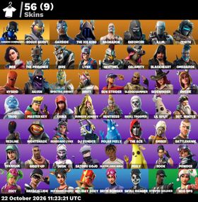 【ROGUE AGENT】𝗔𝗕𝗔𝗡𝗗𝗢𝗡𝗘𝗗! [SK:56|C1S2|XBOX] SKULL TROOPER SPECTRA KNIGHT CROWBAR HEARTSPAN CHAPTER 1 OG SWEAT COLLECTOR ANIME FA
