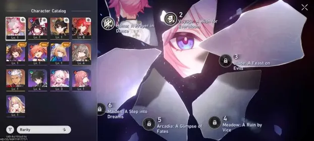 Asia| TL 4| Evanescia E2 + Sparkle + Archer + Dan Heng PT | Character banner pity 47 + 2 Golden companion spirit