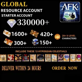 [Global] 330k Diamonds + AFK Journey Resource Starter +More |Fast delivery