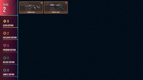 🥑 EU 🥑 2 SKINS 🥑 VALUE: 4350 VP 🥑 ChronoVoid Vandal 🥑 Singularity Sheriff 🥑 RANKED READY 🥑 27 LEVEL 🥑 INSTANT DELIVERY 🥑 FULL ACCESS 🥑 FKr1A 🥑