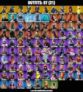97 Skins | The Reaper, Elite Agent, Take the L, Trailblazer, Candy Axe [Full Access] Psn, Xbox, PC