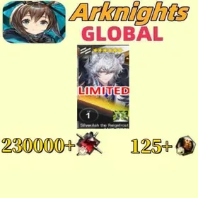 Global EN|230000-240000 synthetic jade+125+ origin stone or Single number 430-450 draws+SilverAsh /Some chapters passed [Android/IOS] Arknights
