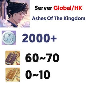 【Global | HongKong | Ashes of the kingdom】2000 Gems + 60~70 Normal Tickets + 0~10 Golden Tickets | Story Chapter 4+ | Reroll Account | Starter Account