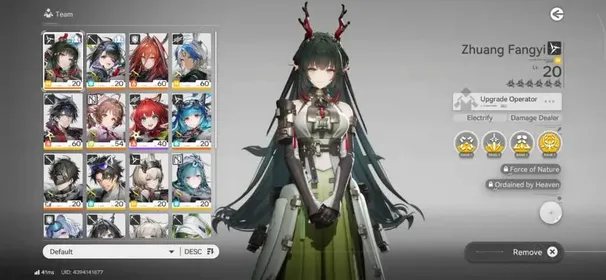 [ASIA] LV 54 | ZHUANG FANGYI (SIGN) + TANG TANG (SIGN) + 18K OROBERYL | 1 SELECTOR STANDARD CHARACTER | CAN CHANGE NICK NAME | ALL UNSET